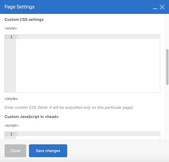 Adding custom CSS and JS to your website locally in WPBakery Page Builder